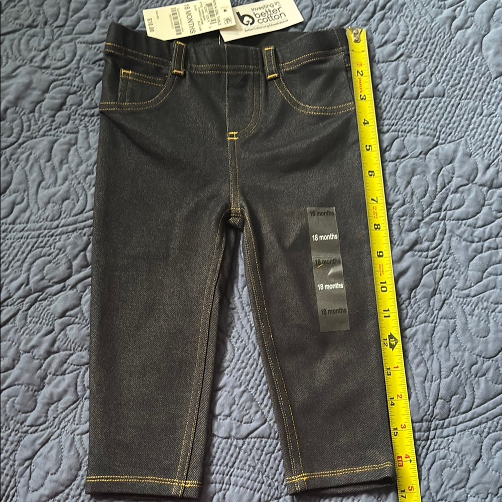 ‼️3 for $15‼️ NWT!👖FIRST IMPRESSIONS 18 MONTHS STRETCH JEGGINGS